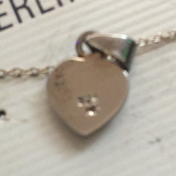 Marsala Dainty Vintage 925 Sterling Heart Coral Pendant Necklace - Picture 5 of 6